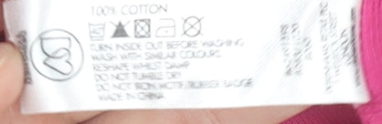 Maine New England Women’s Pink Floral Cotton T-Shirt Size 18