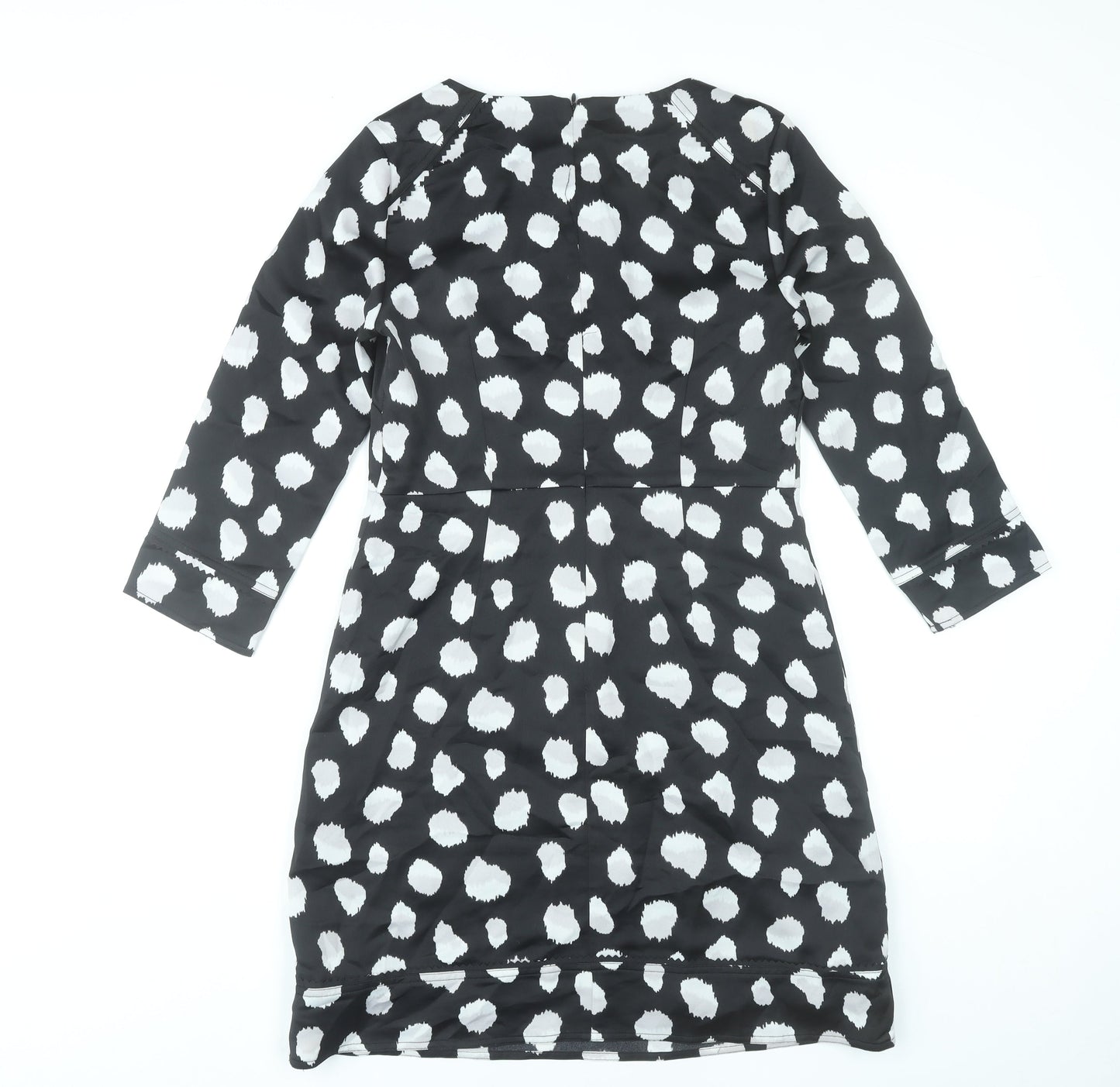 Banana Republic Women’s Black Polka Dot Sheath Dress Size 8 Knee Length