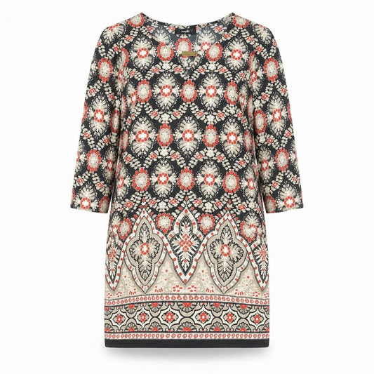 Front view of Wallis Women’s Multicoloured Knee Length Shift Dress, size UK 10