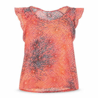Womens UK Size 16 Marks and Spencer Orange Tunic Blouse
