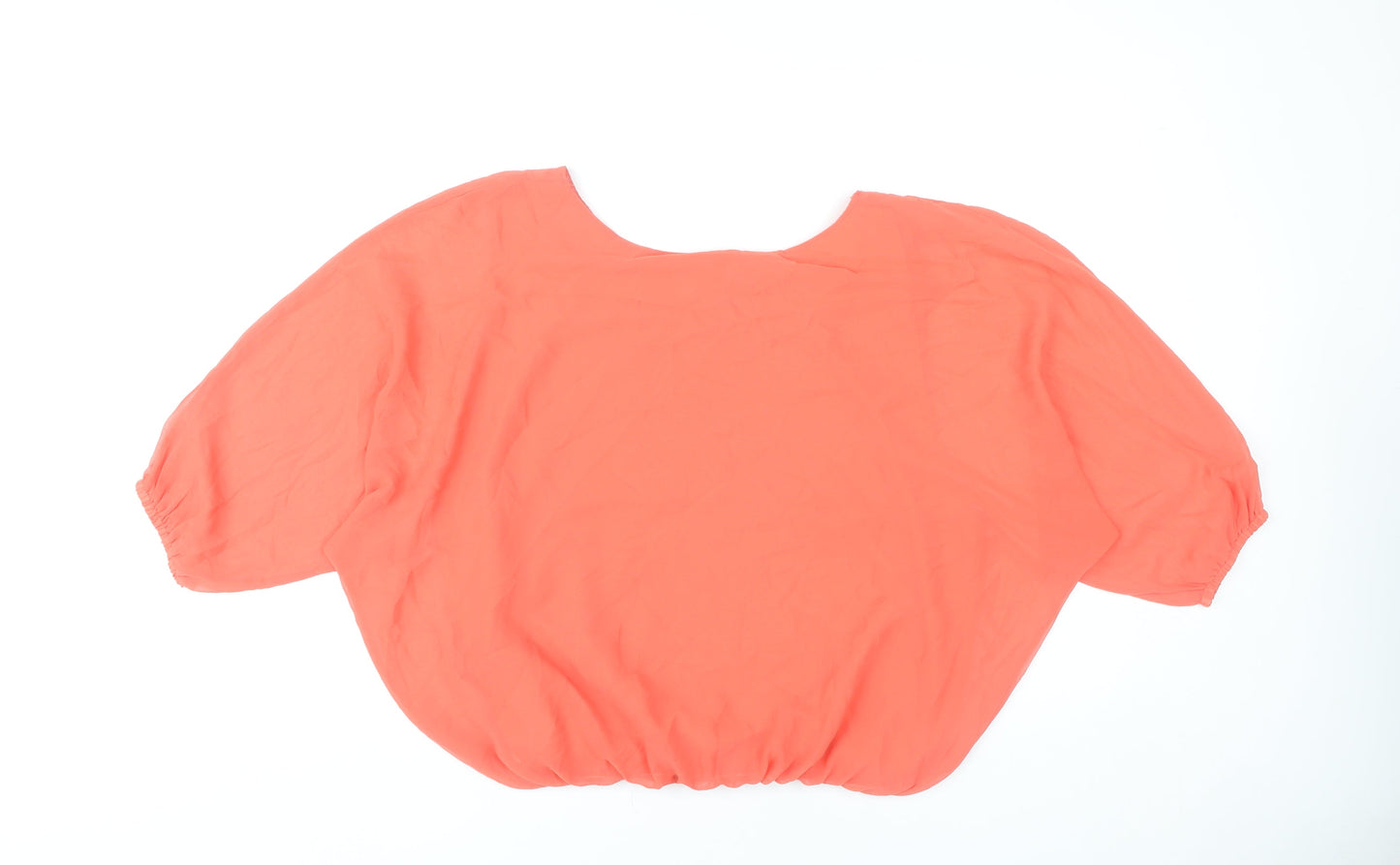 Womens UK Size 10 Select Orange Tunic Blouse