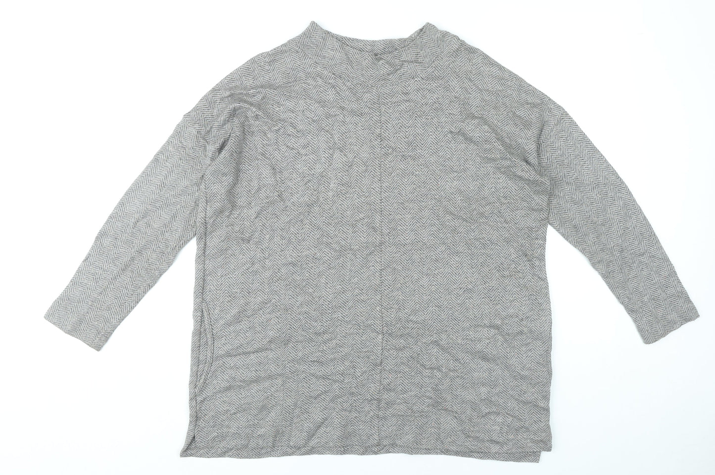 Womens UK Size S Masai Grey Tunic Blouse