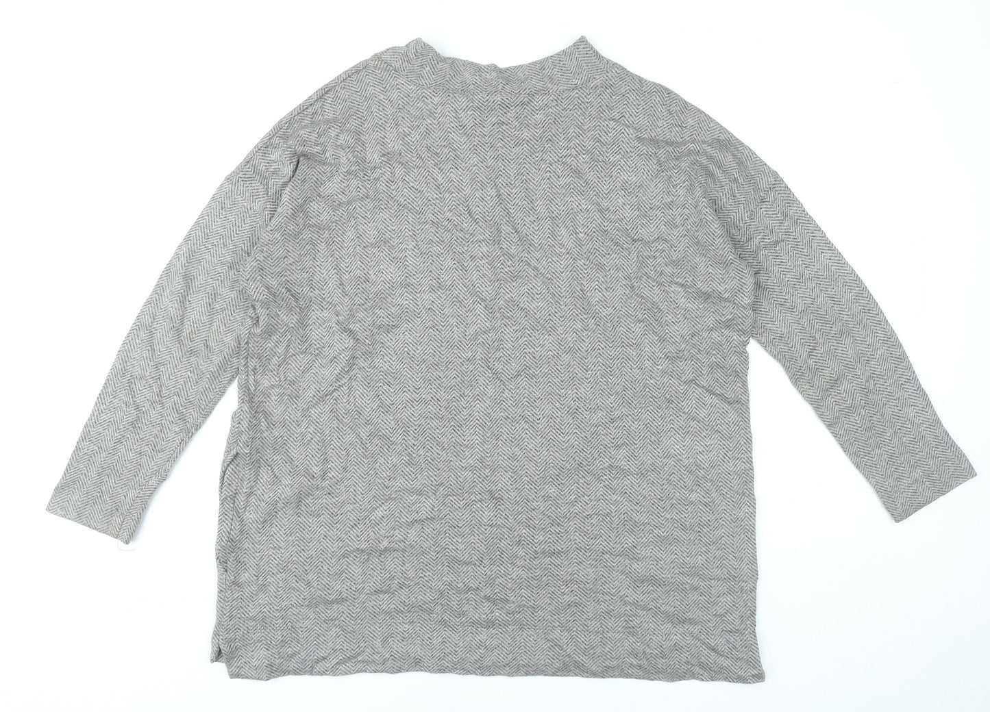 Womens UK Size S Masai Grey Tunic Blouse