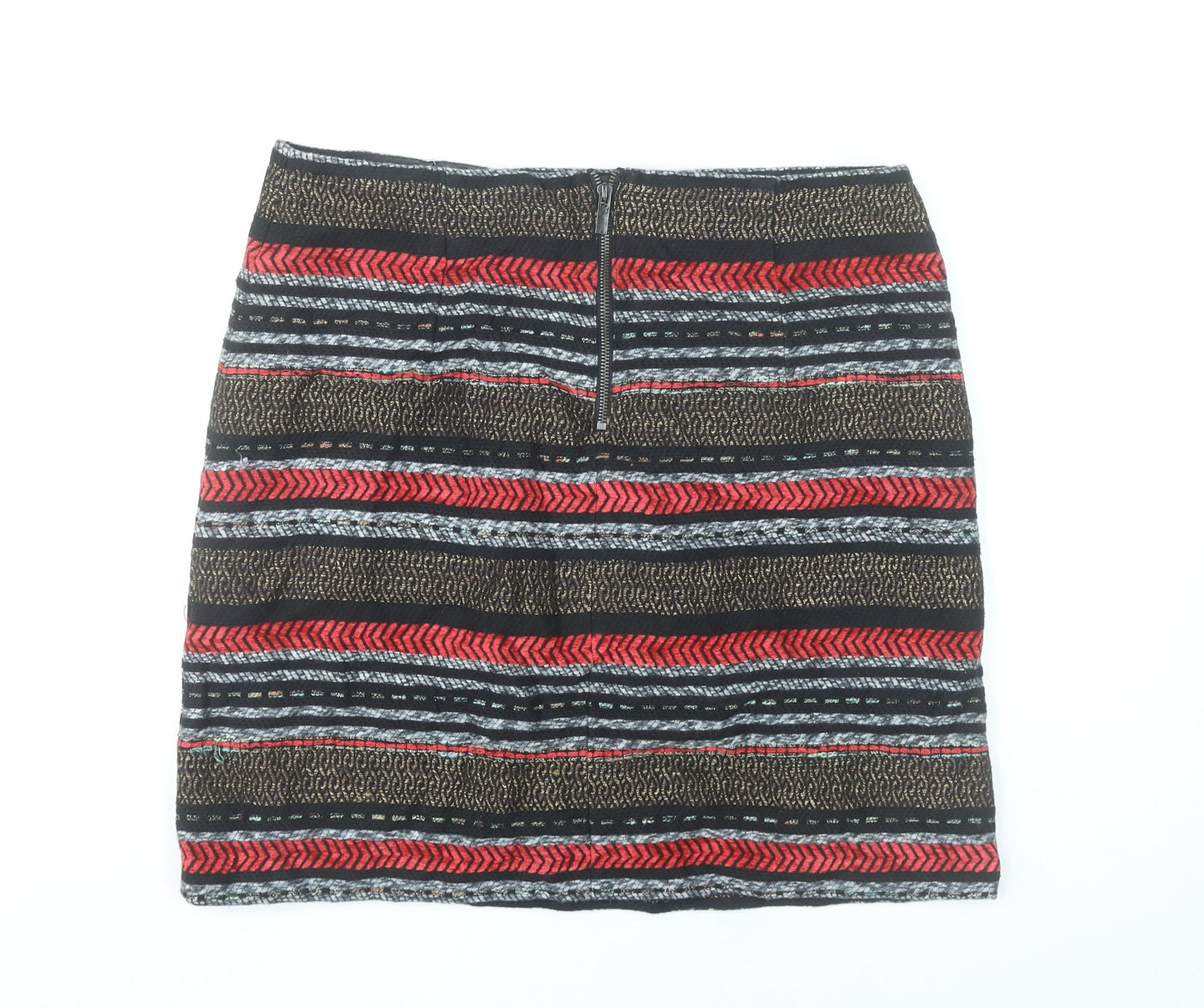 Marks and Spencer Women’s Multicoloured Striped Pencil Skirt Size 14