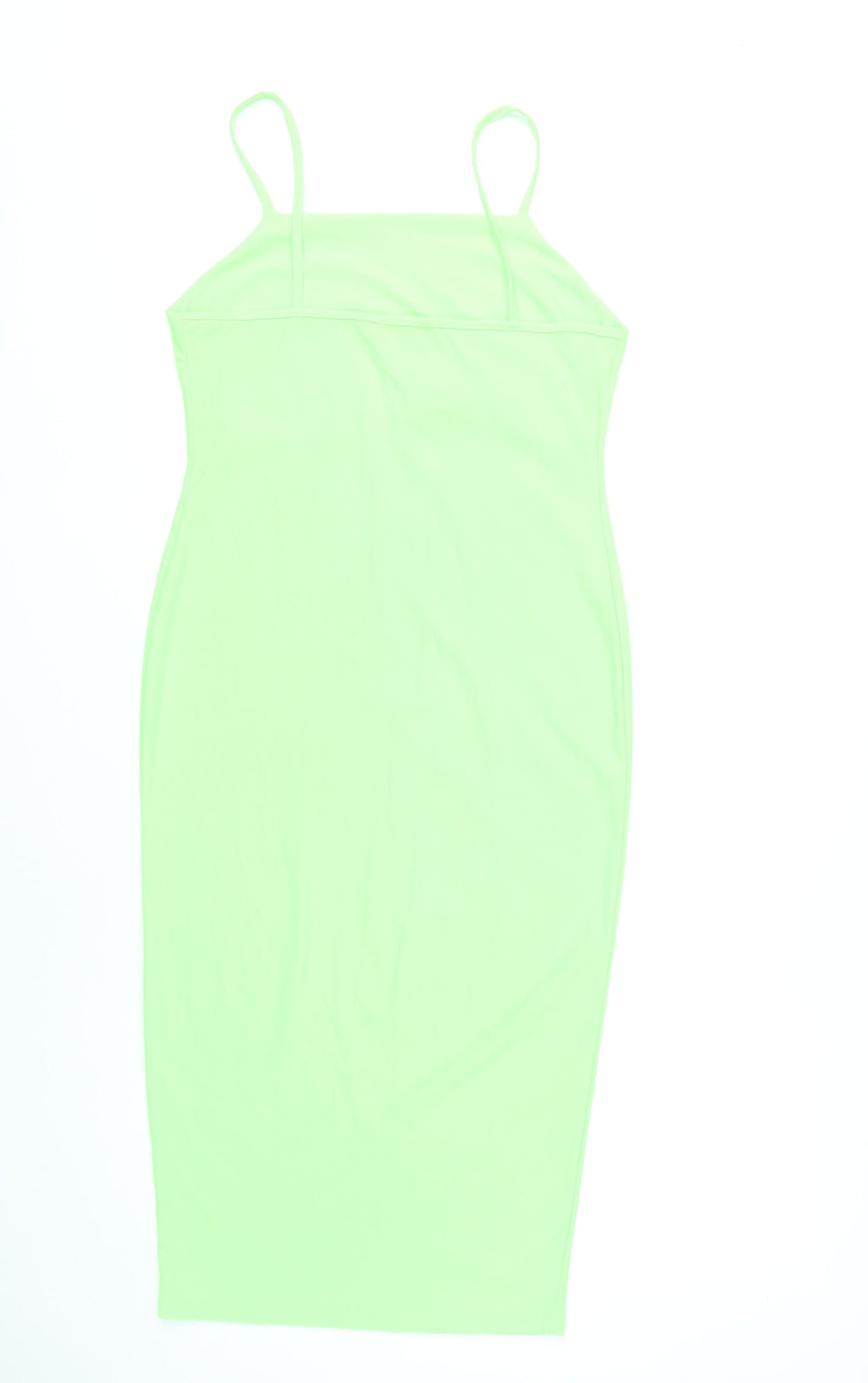 PrettyLittleThing Women’s Green Size 14 Bodycon Midi Party Dress