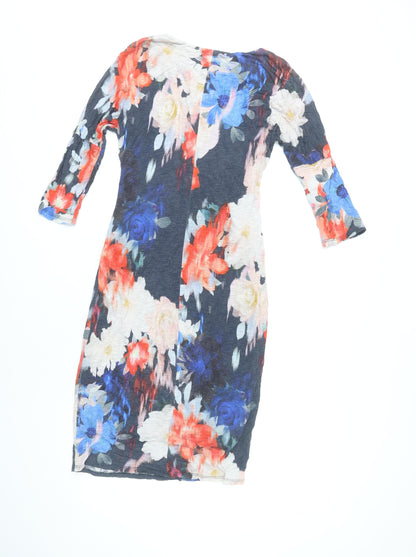 Phase Eight Women’s Multicoloured Floral Sheath Dress Size 10