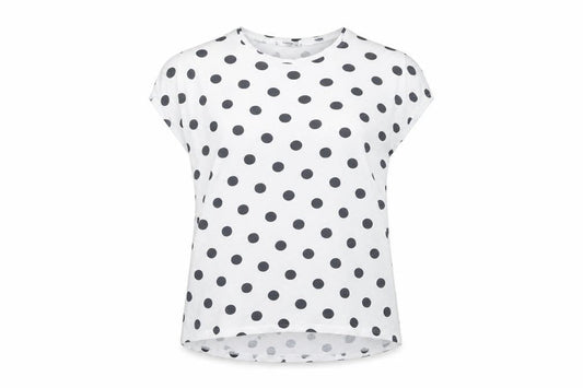 Womens UK Size L Mango White Basic T-Shirt
