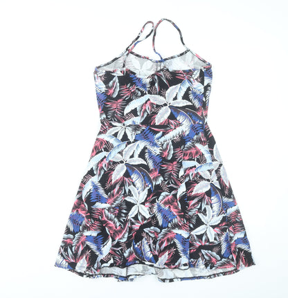 Dorothy Perkins Women’s Multicoloured Floral Skater Dress Size 10