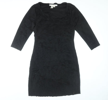 Studio M Women’s Black Bodycon Knee Length Dress Size 12