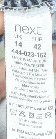 Next Women’s Multicoloured Floral A-Line Dress UK 14