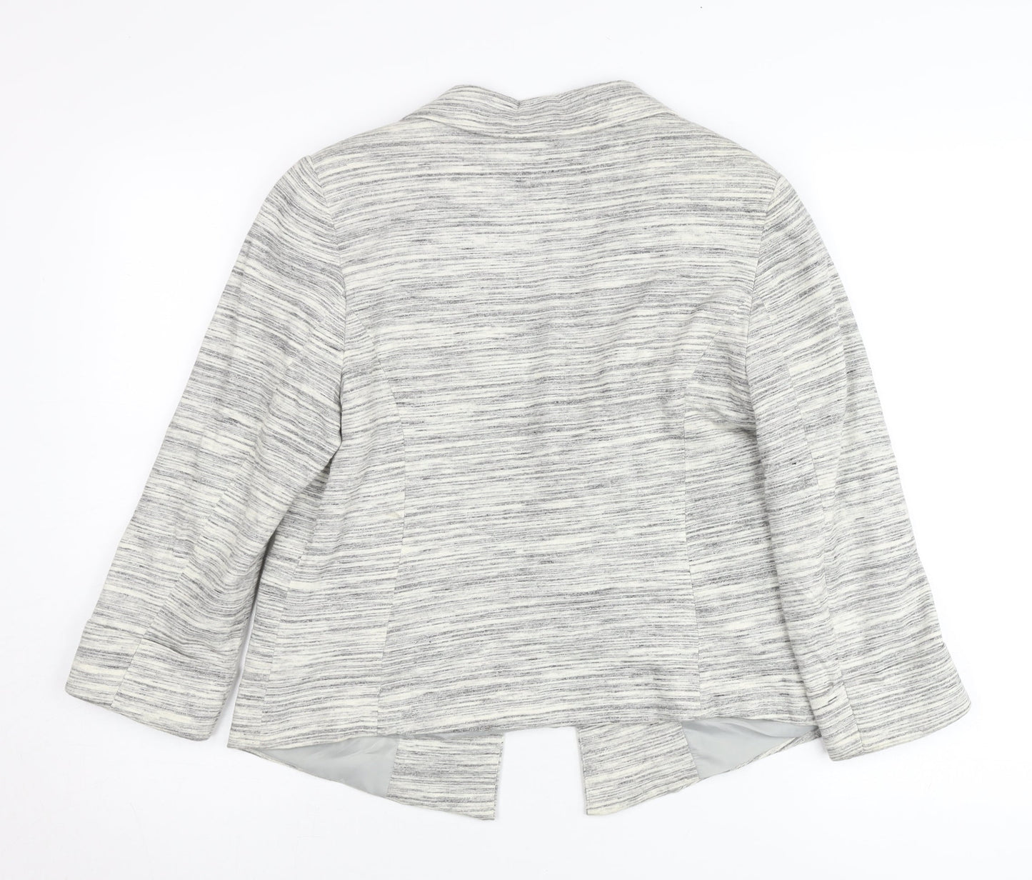 Principles by Ben de Lisi Women’s Grey Striped Blazer Jacket Size 12