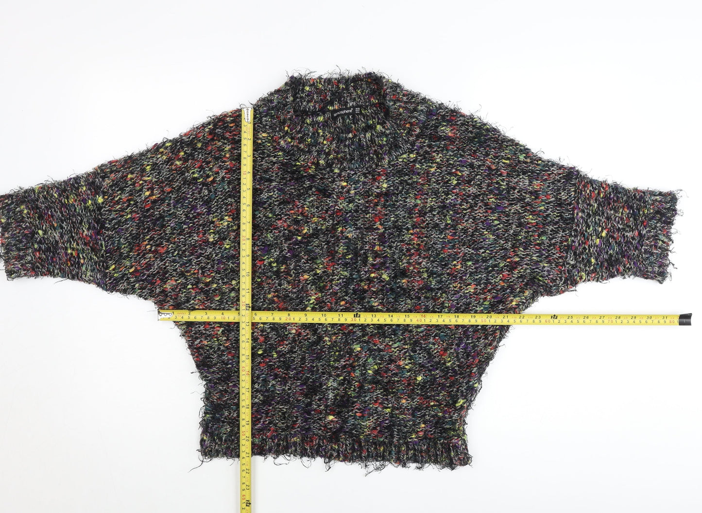 Atmosphere Women’s Multicoloured Chunky Knit Pullover Jumper Size 10