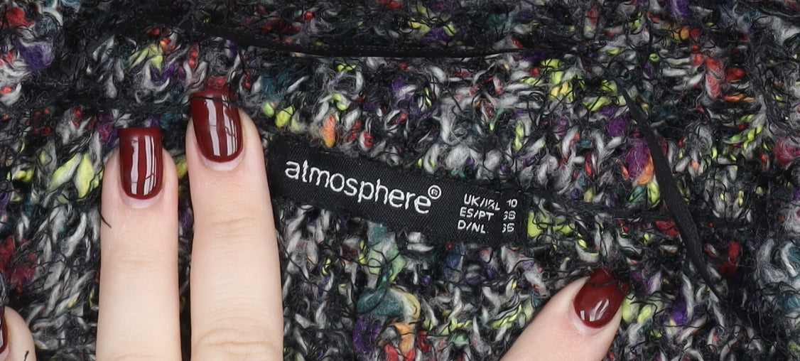 Atmosphere Women’s Multicoloured Chunky Knit Pullover Jumper Size 10