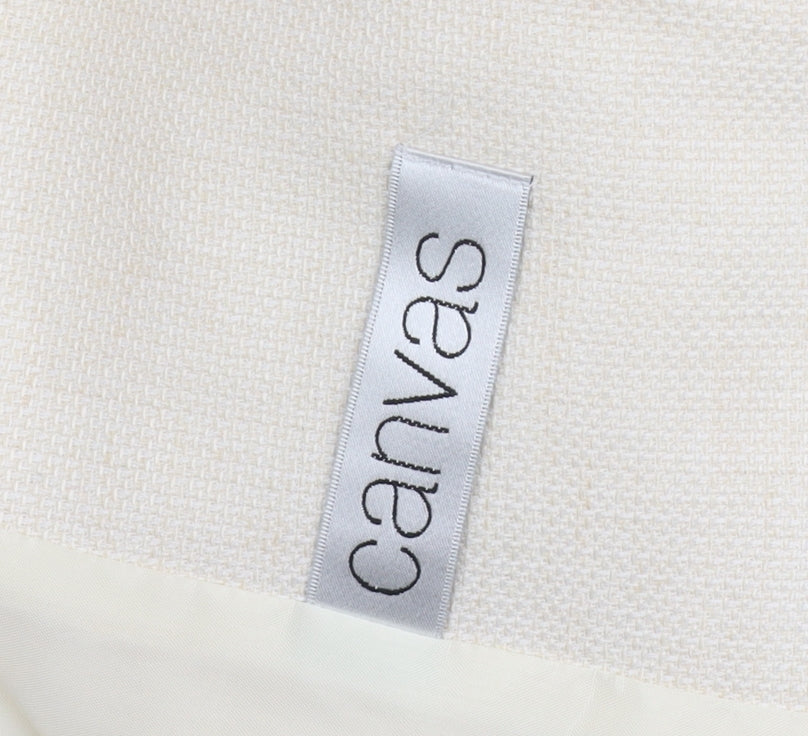 Canvas Women’s Ivory Size 16 Single-Breasted Suit Jacket