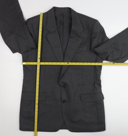 Centaur Men's Grey Wool Blazer Jacket 42L Classic Formal Wear