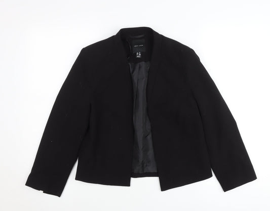 New Look Womens Black Blazer Jacket Size 10 Tailored Workwear