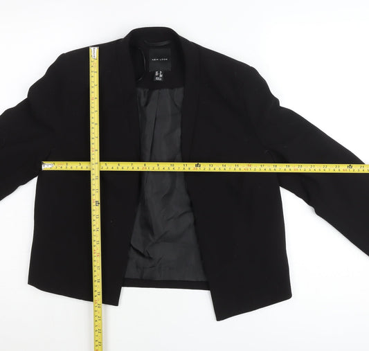 New Look Womens Black Blazer Jacket Size 10 Tailored Workwear