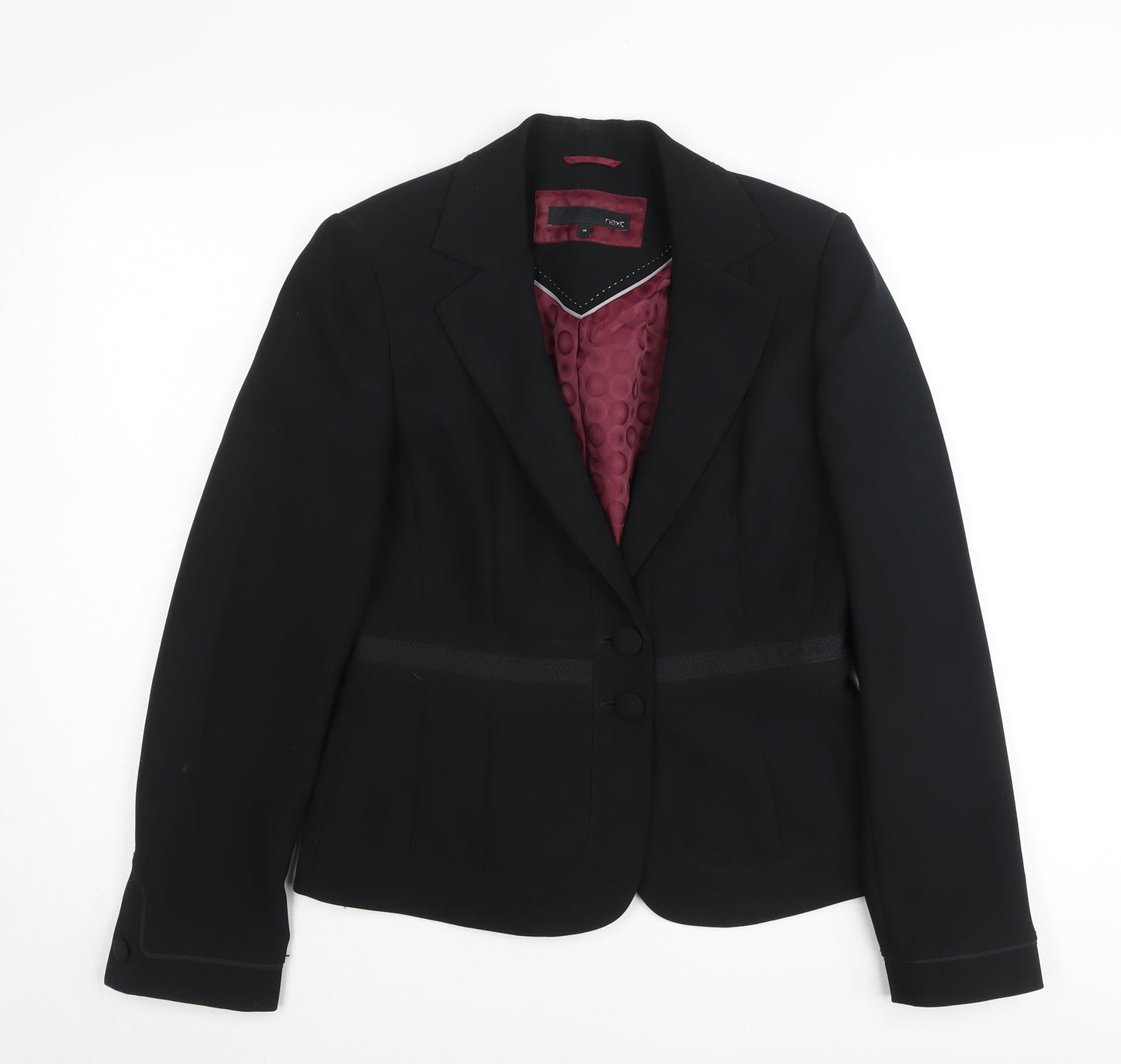 Next Women’s Black Suit Jacket Size 10 Two-Button Workwear Blazer