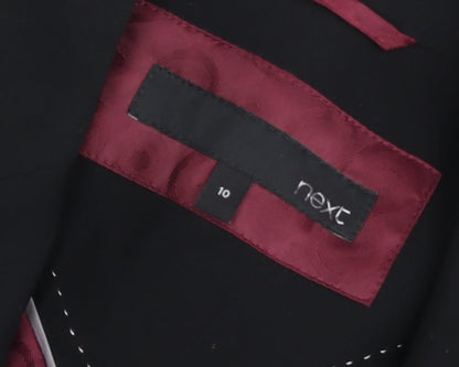 Next Women’s Black Suit Jacket Size 10 Two-Button Workwear Blazer