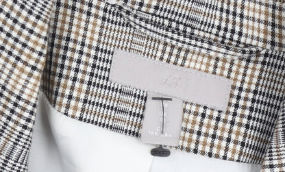 H&M Women’s Multicoloured Checked Blazer UK 8 Regular Fit