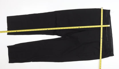 Taylor & Wright Men's Black 36R Tailored Dress Trousers