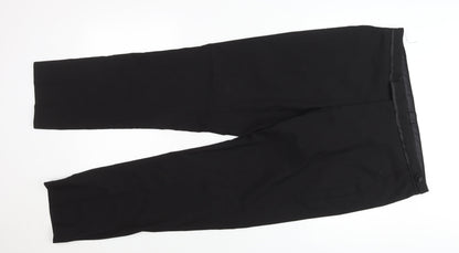 Taylor & Wright Men's Black 36R Tailored Dress Trousers