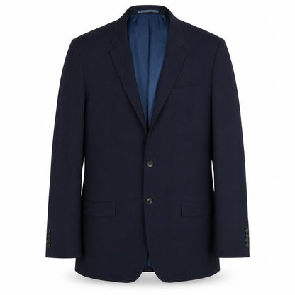 River Island Men’s Blue 46L Blazer Jacket Two-Button Notch Lapel