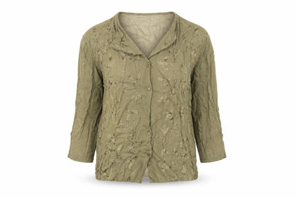 Womens UK Size 12 Principles Green Tunic Blouse