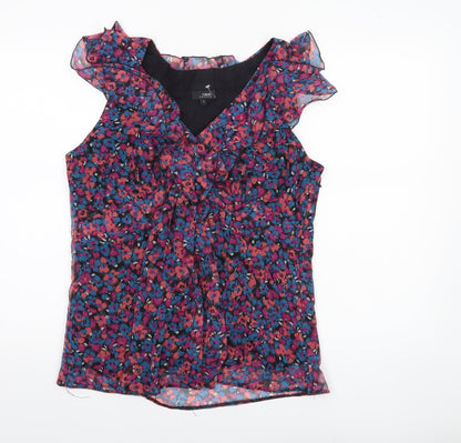Womens UK Size 14 NEXT Multicoloured Tunic Blouse