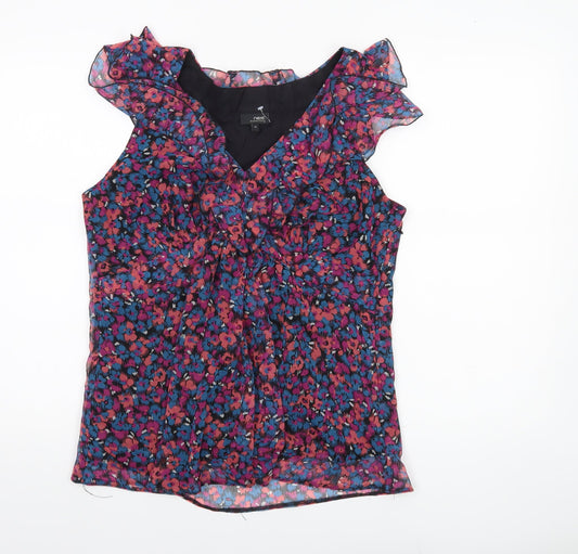 Womens UK Size 14 NEXT Multicoloured Tunic Blouse