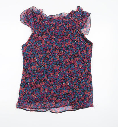 Womens UK Size 14 NEXT Multicoloured Tunic Blouse