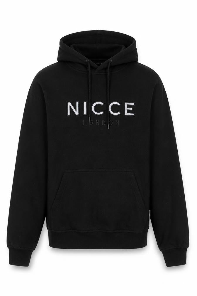 Mens UK Size S NICCE Black Pullover Hoodie