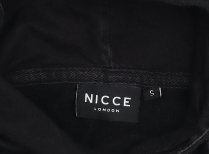 Mens UK Size S NICCE Black Pullover Hoodie