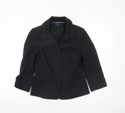 Jasper Conran Women’s Black Size 10 Tailored Blazer Jacket