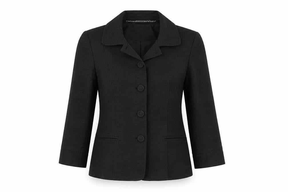 Womens UK Size 10 Jasper Conran Regular Black Blazer
