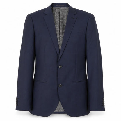Next Men’s Blue Wool Blend Suit Jacket 38L Long Classic Formal
