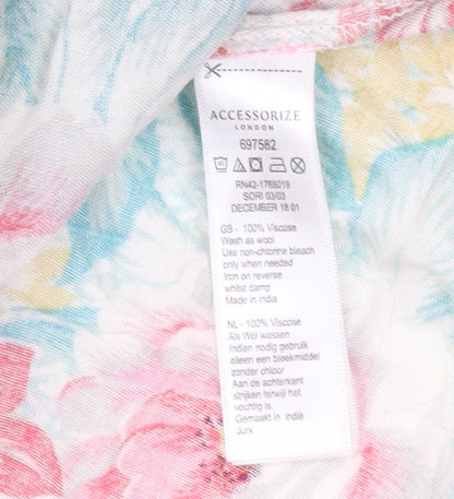 Accessorize Women’s Multicoloured Floral Slip Dress Size M Summer Casual