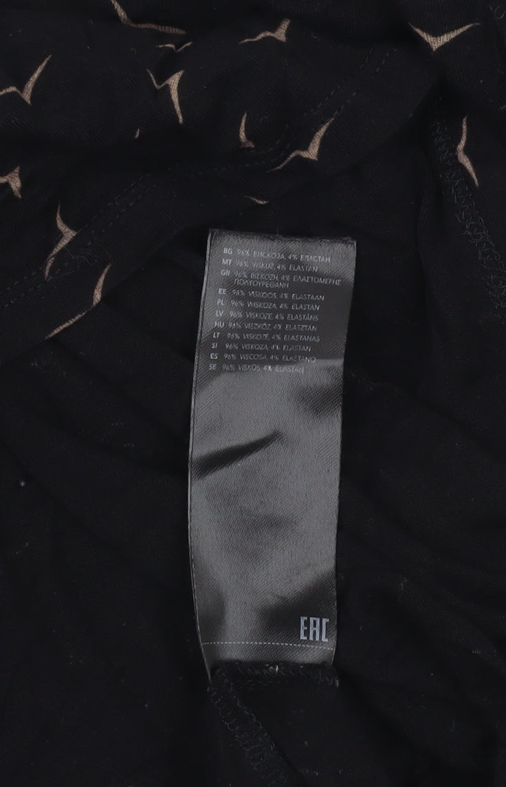 Womens UK Size 20 Principles Black Tunic Blouse