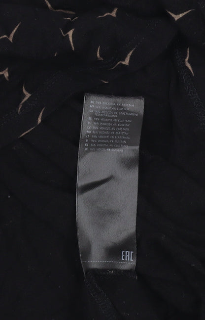 Womens UK Size 20 Principles Black Tunic Blouse