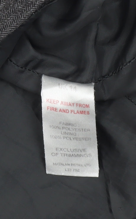 Papaya Women’s Grey Size 14 Sleeveless Sheath Work Dress