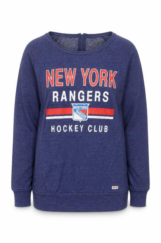 Sportiqe Women’s Blue New York Rangers Sweatshirt L Hockey Club