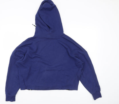 Tommy Hilfiger Womens Blue Hoodie Sweatshirt Small Pullover Logo