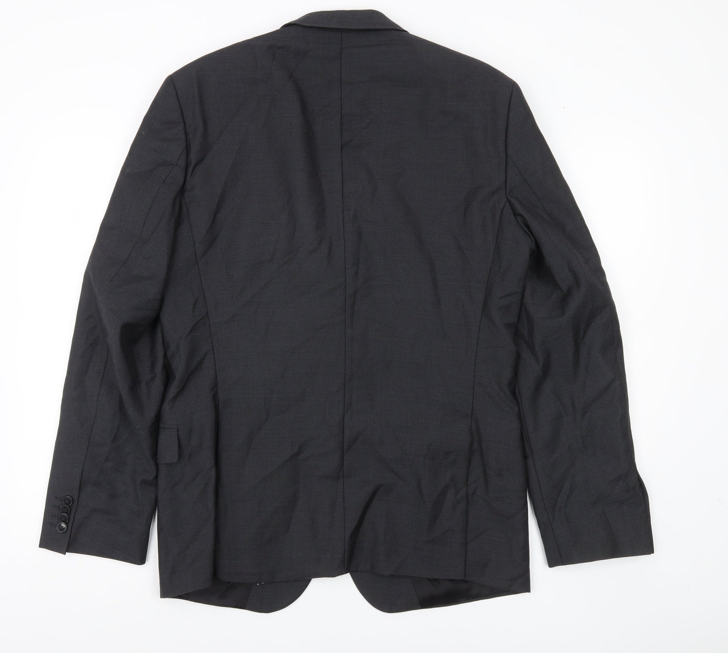 Hugo Boss Men’s Black Size 50 UK Blazer Jacket Notch Lapel