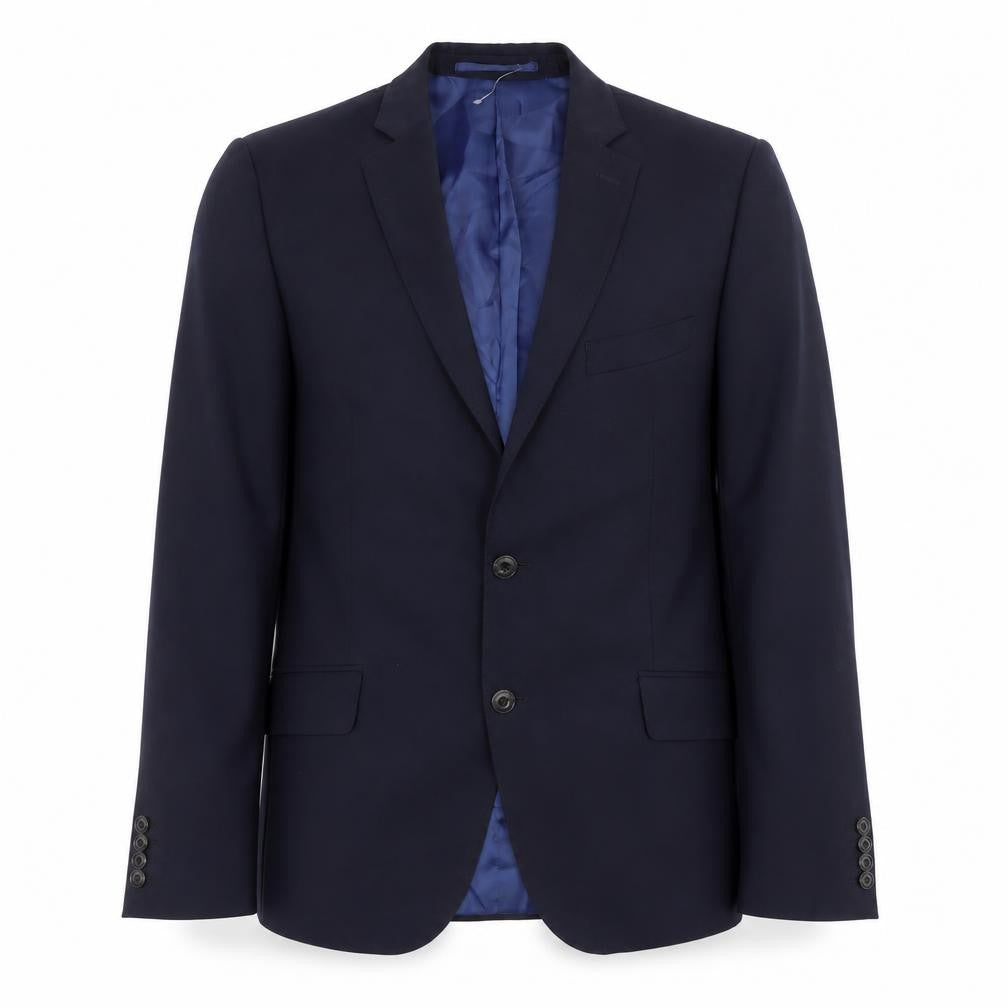 Marks and Spencer Mens Blue Slim Fit Wool Blazer Jacket 40 M