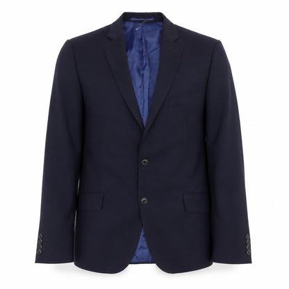 Marks and Spencer Mens Blue Slim Fit Wool Blazer Jacket 40 M