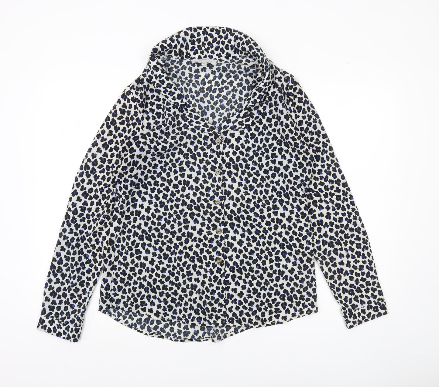 Never Fully Dressed Women’s Multicoloured Animal Print Button-Up Shirt Size M
