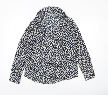 Never Fully Dressed Women’s Multicoloured Animal Print Button-Up Shirt Size M