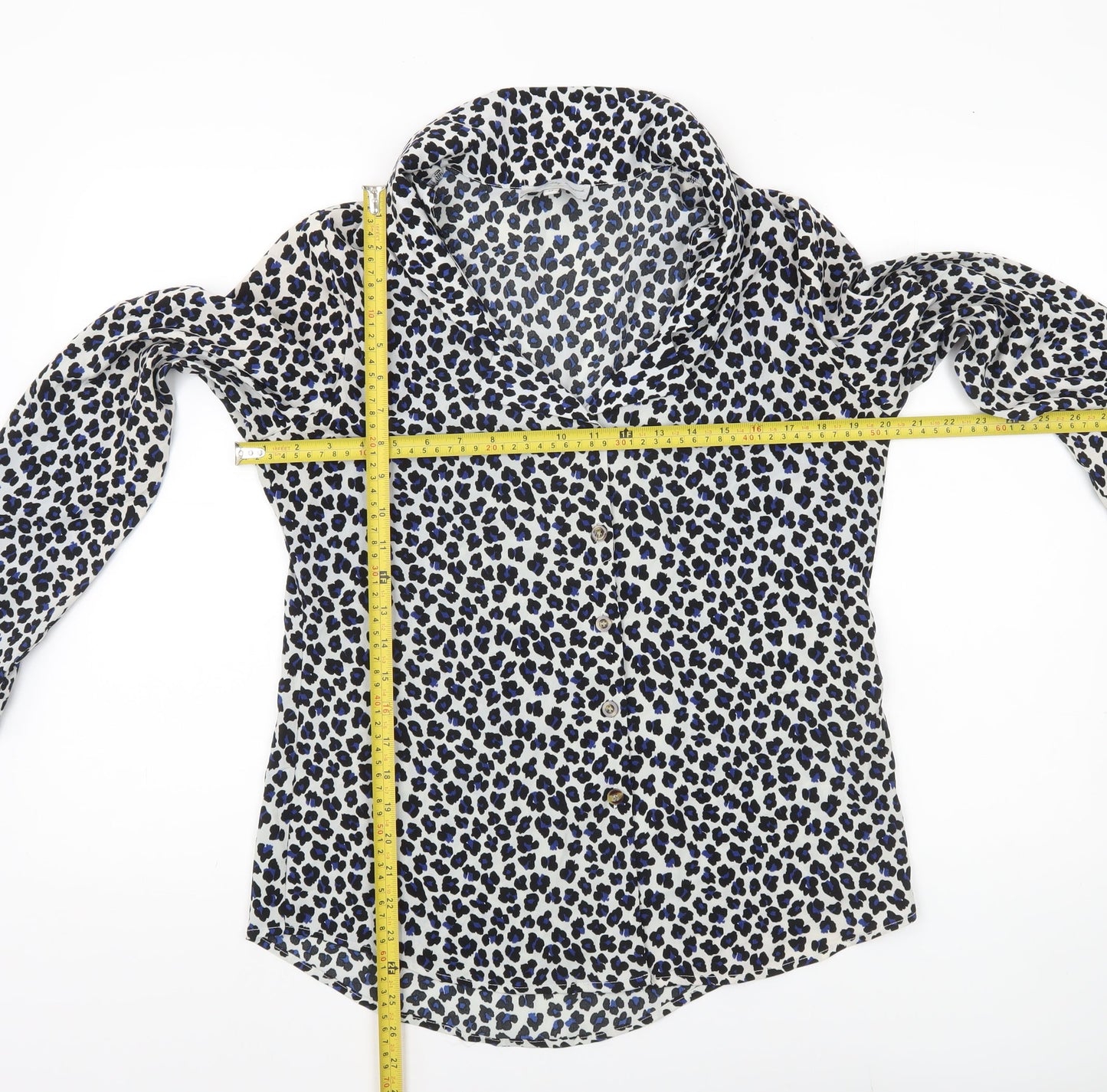 Never Fully Dressed Women’s Multicoloured Animal Print Button-Up Shirt Size M