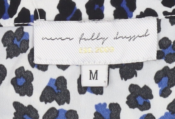 Never Fully Dressed Women’s Multicoloured Animal Print Button-Up Shirt Size M