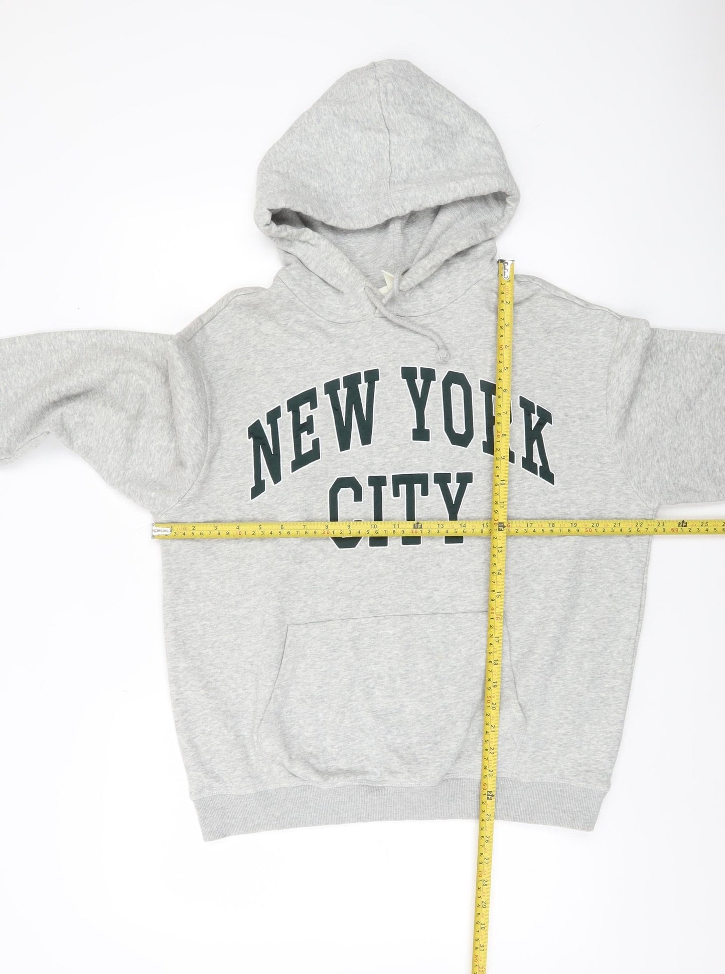 Mens UK Size S H&M Grey Pullover Hoodie